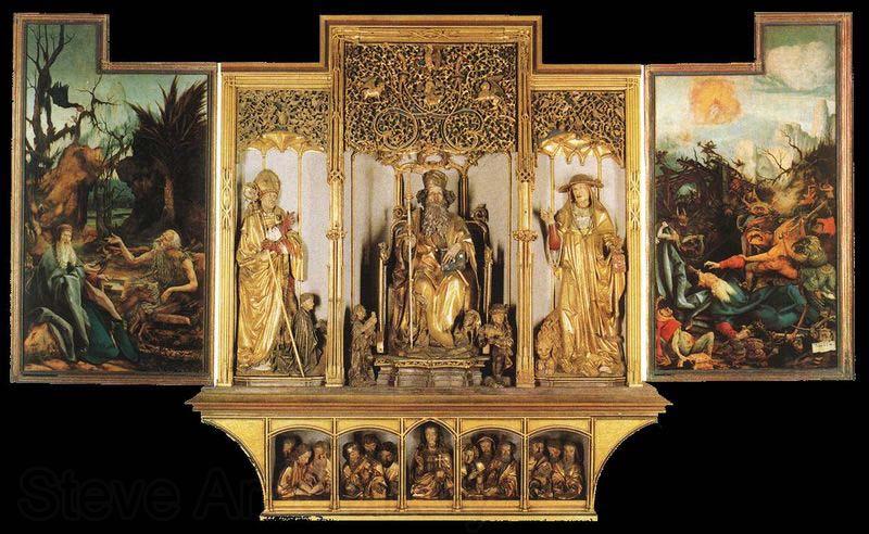 Matthias Grunewald Isenheim Altarpiece France oil painting art